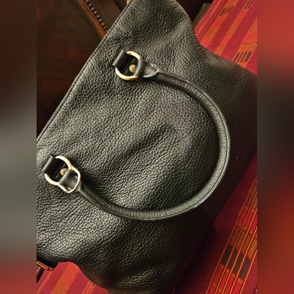 Coach Emma Pebbled Leather Satchel - Picture 7 of 15